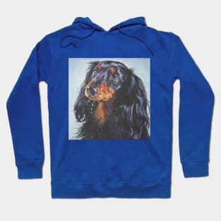 Dachshund Fine Art Painting Hoodie